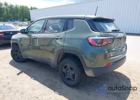 2018 Jeep Compass Sport 4X4 из США, поврежденный, VIN 3C4NJDABXJT391141